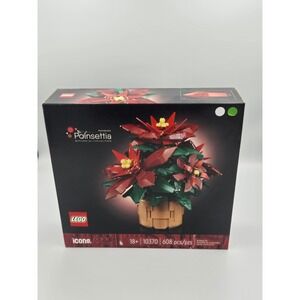 LEGO Icons Poinsettia (set number 10370) NEW